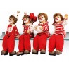 Kantenhocker Clown mit Hut rot