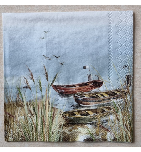 Serviette See/Boote