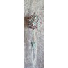 Hängedeko Blumenkugel blau/rosa