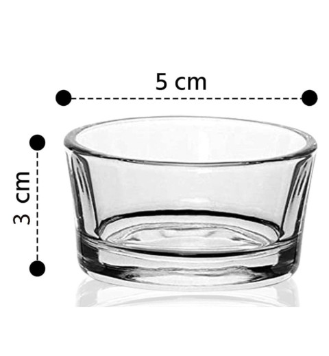 Teelicht Klein Glas