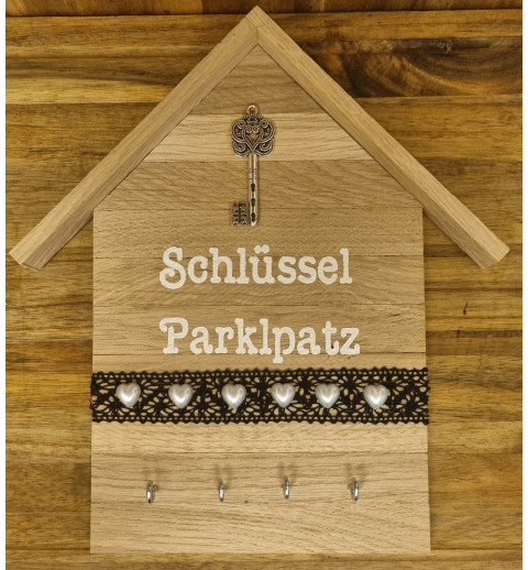 Schlüssel Parkplatz   schwarz/weiss