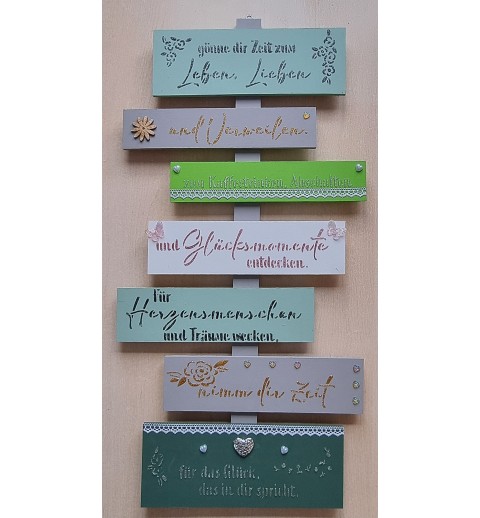 Schild "Gönn Dir Zeit...."
