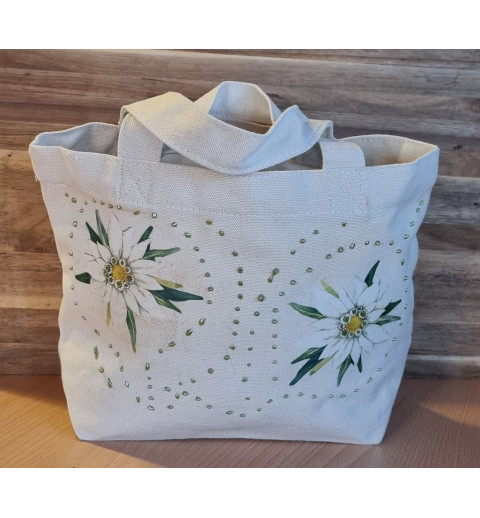 Tasche " Edelweiss und Muster "