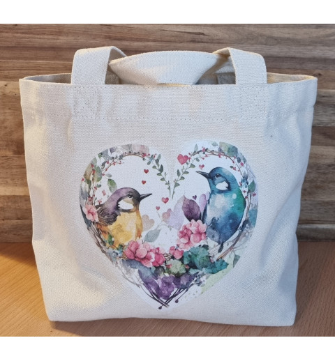 Tasche " Vögel im Herz "