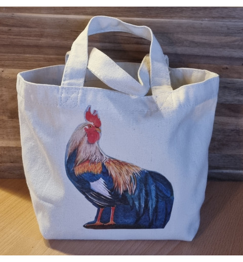 Tasche " Hahn bunt "