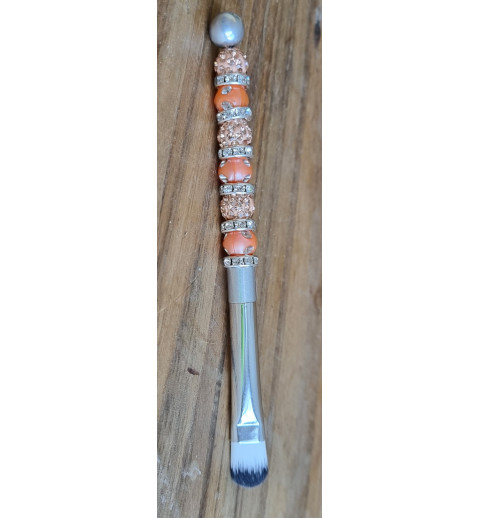 Kosmetik Pinsel klein und flach  lachs