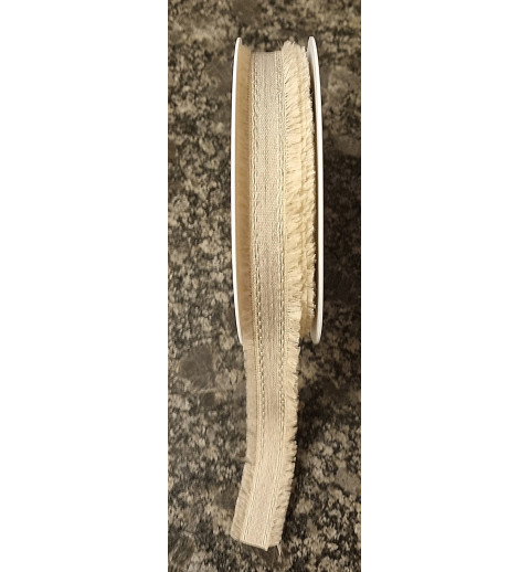 Dekoband Leinen beige