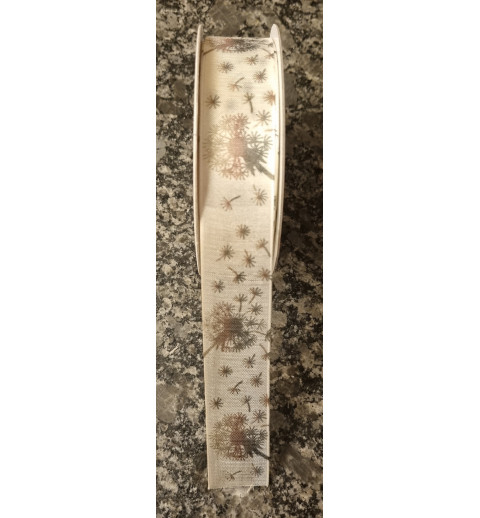 Dekoband Pusteblume beige