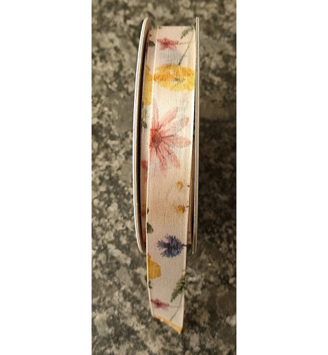 Dekoband verschiedene Blumen bunt