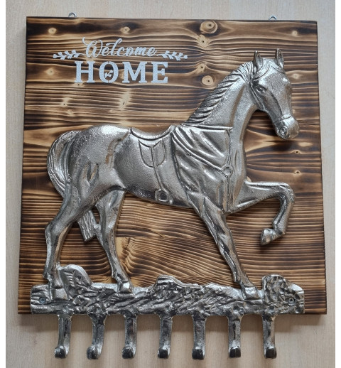 Garderobe Pferd  " Welcome Home "