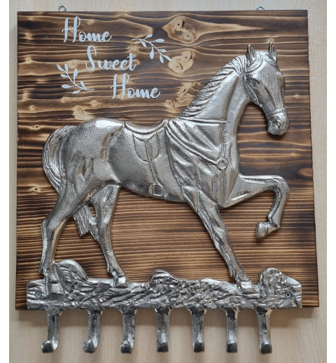 Garderobe Pferd  "  Home sweet Home "