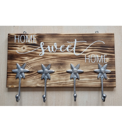 Garderobe Blumen  " Home sweet Home "