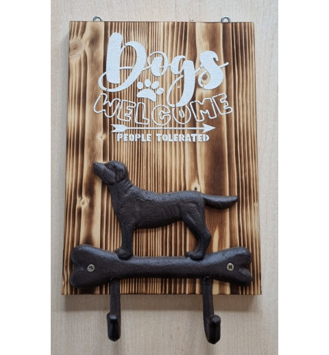 Garderobe Hund  " Dogs Welcome..."