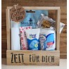 Wellness/Beauty Kistchen " Zeit für Dich "  hab einen tollen Tag/schwarz