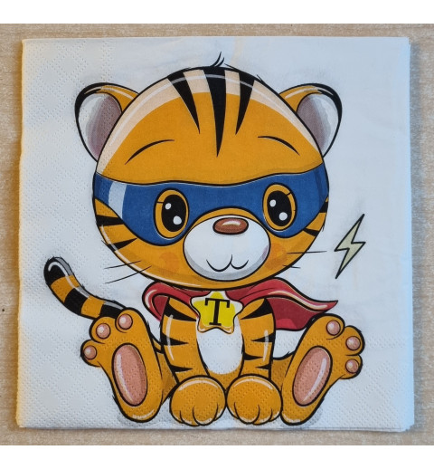 Serviette Tiger-Superman