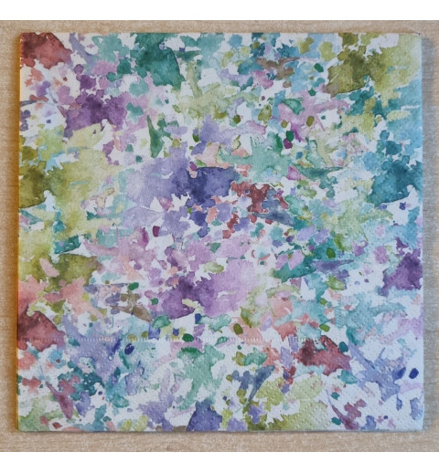 Serviette Bunte Kleckse