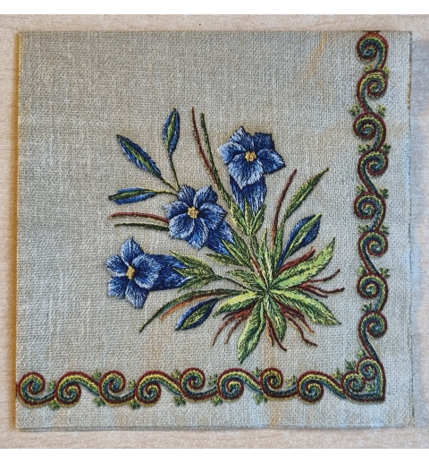 Serviette Enziane