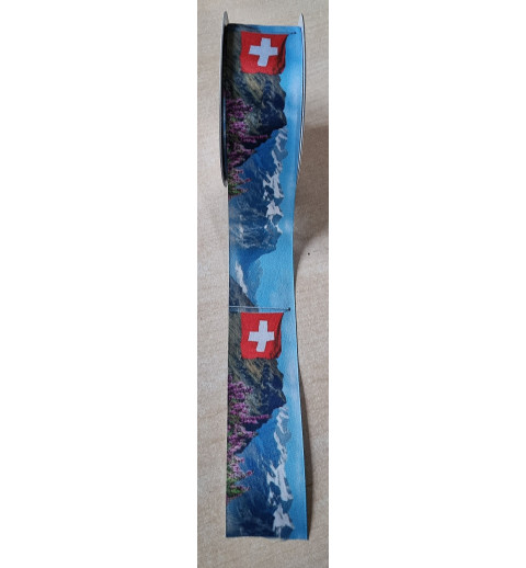Dekoband Schweizer/Berge