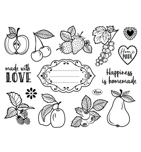 Clear Stamps Früchte