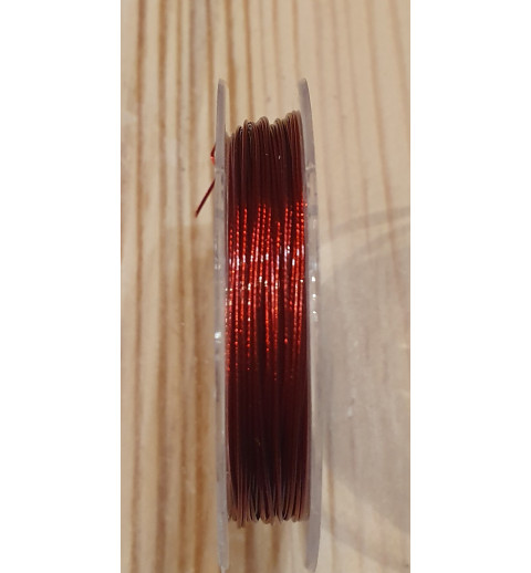 Schmuckdraht rot