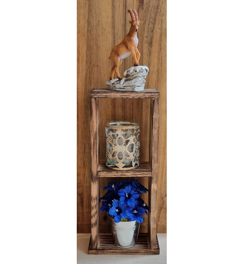 Mini "Paletten Pfosten"  Steinbock/Enzian