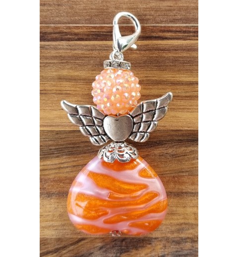 Herz Engel orange