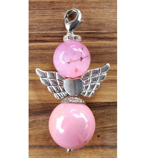Perlen Engel rosa