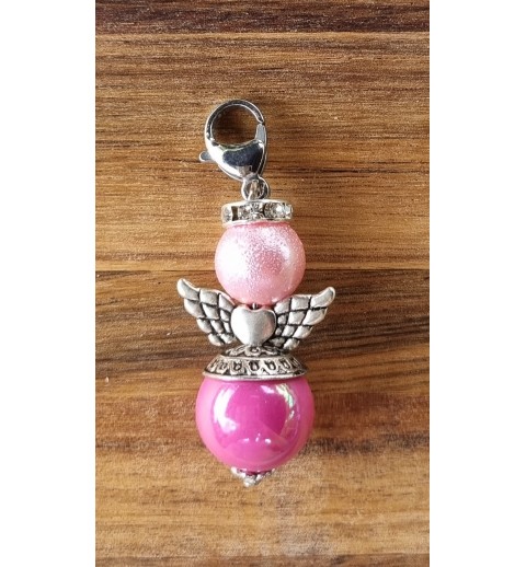 Perlen Engel pink/rosa