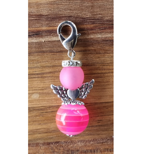 Perlen Engel rosa matt