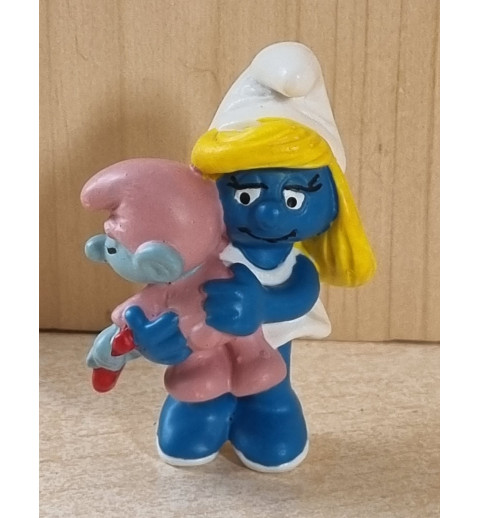 Schlumpfine mit Baby