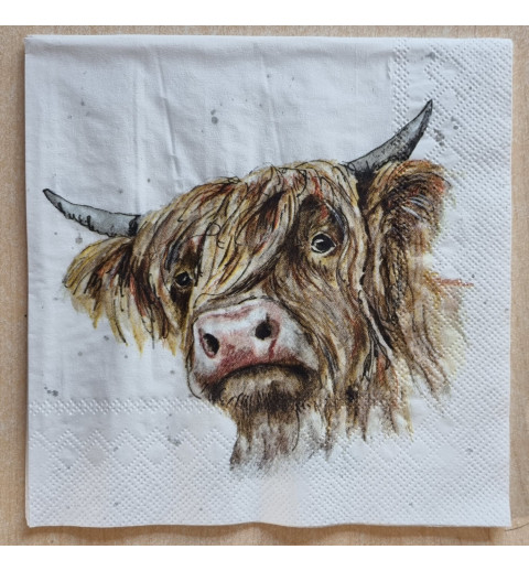 Serviette Hochlandrind 2