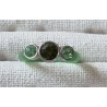 Ring mit Swarovski Steinen hellgrün