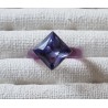 Ring mit Swarovski Steinen Quadrat lila