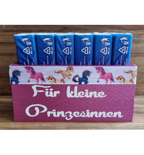 Taschentuch Böxli " Prinzessinnen " pink