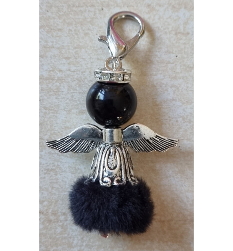 Kunstfell Engel schwarz