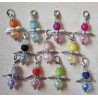 Perlen Engel transparent/pink