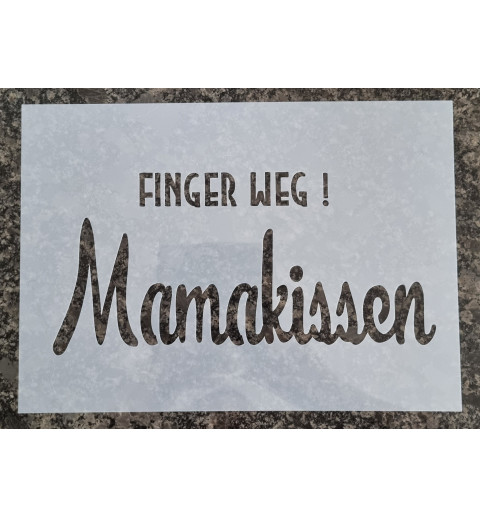 Schablone " Mamakissen "