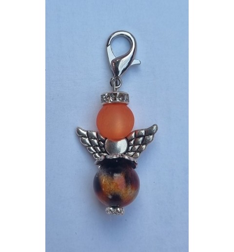 Perlen Engel orange