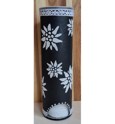 Wattepads Spender schwarz/Edelweiss