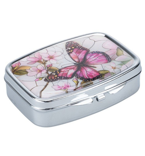 Pillen Döschen Schmetterling