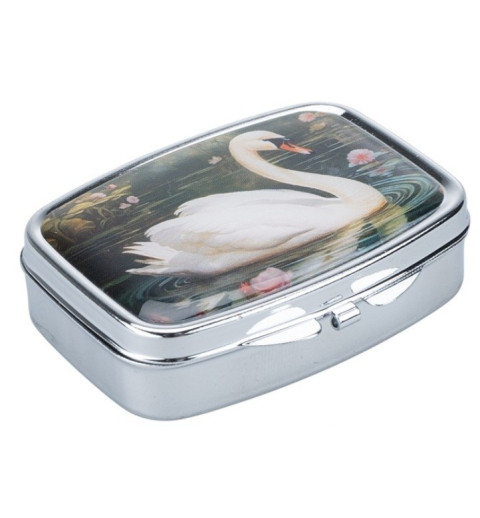 Pillen Döschen Schwan