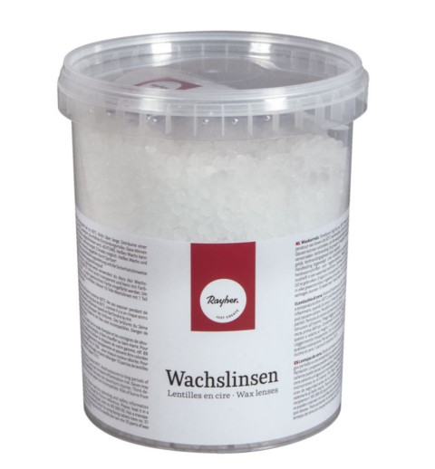 Wachslinsen weiss