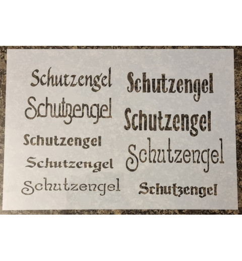 Schablone " Schutzengel "