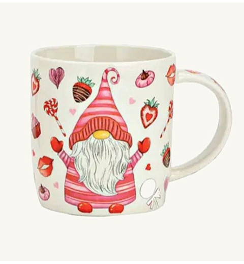 Tasse Wichtel/Süßigkeiten pink/rosa