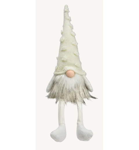 Wichtel sitzend creme/weiss