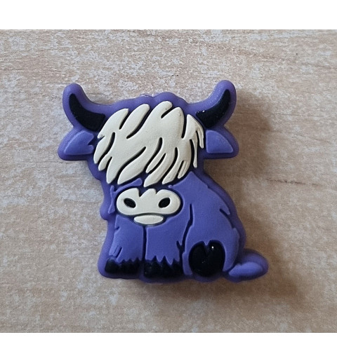 Silikon Hochlandrind Perle violette