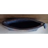 Filz Necessaire anthrazit Katze/Tassen hellblau