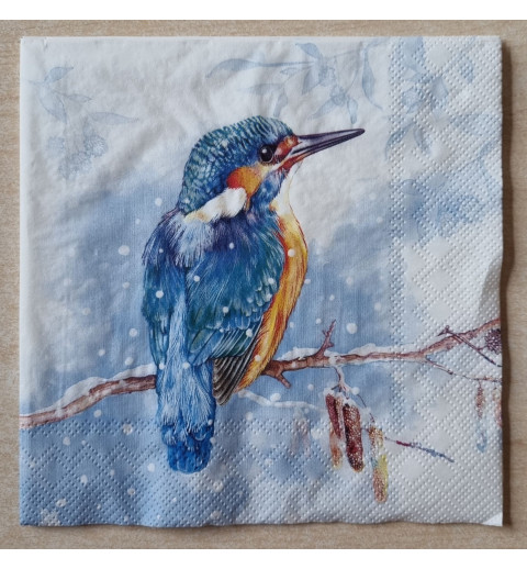 Serviette  Eisvogel