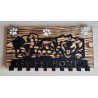 Garderobe geflammt drei Hunde/Sweet Home