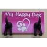 Leinenparkplatz "My Happy Dog " pink/rosa